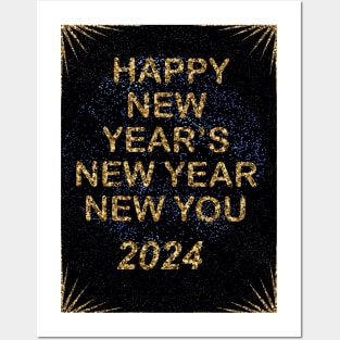 Happy new year Posters and Art